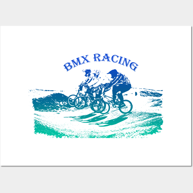 bmx racing Wall Art by rickylabellevie